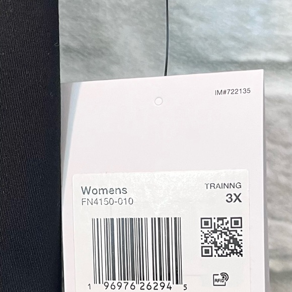 NWT Nike One - Women’s 3X High-Waisted Full-Length Split-Hem Leggings Training - Picture 11 of 15